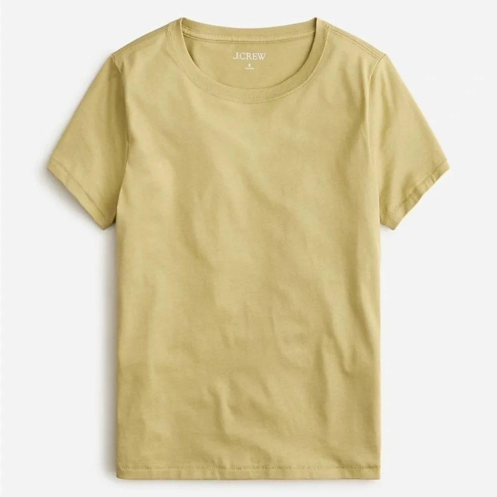 J crew Pima cotton slim-fit T-shirt timbered khaki